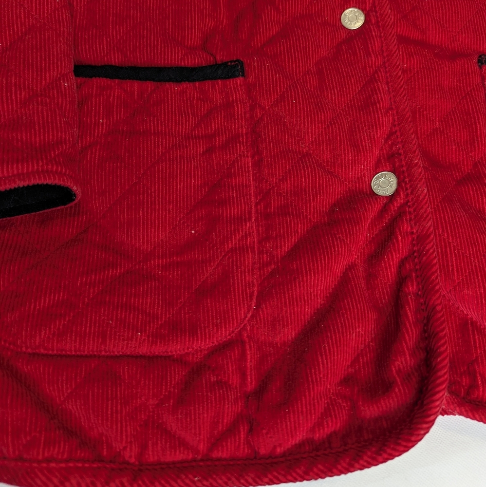Denim&Co Reversible Quilted Corduroy Riding Jacket - Picture 4 of 14